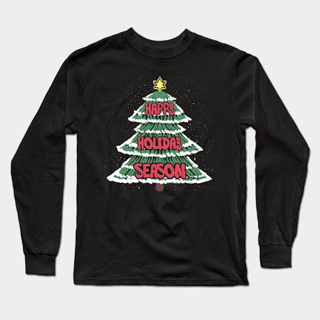 happy holiday season Long Sleeve T-Shirt by Lani Uli